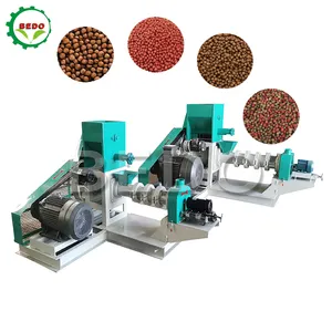 Puppy Adult Dog Food Making Machine Production Line Commercial Animal Pet Fish Feed Extruder For Price