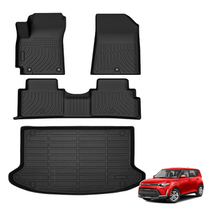 La fábrica vende directamente 2014-2024 alfombrilla para pies para todo clima juego completo 3D Tpe alfombrillas para coche alfombras para <span class=keywords><strong>Kia</strong></span> Soul <span class=keywords><strong>Xceed</strong></span> alfombrillas - Product Image 1