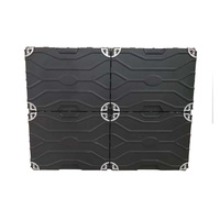 Écran LED d'intérieur Hongwei 640x480mm en aluminium moulé sous pression, pleine couleur, prêt à l'emploi, P1-P5, pour affichage vidéo mural