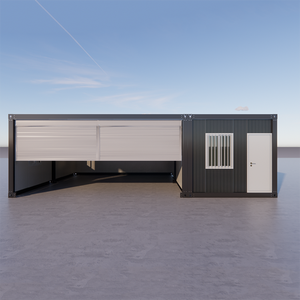 20 conteneurs de bureau préfabriqués détachables de 40 pieds, maisons conteneurs préfabriquées mobiles en kit <span class=keywords><strong>avec</strong></span> <span class=keywords><strong>garage</strong></span> - Product Image 2