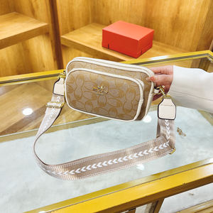 Sac messager vintage français pour femme - Petit format carré en PU, avec large bandoulière et fermeture éclair.667 - Product Image 5