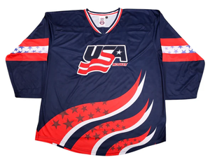 Tonton thể thao OEM dịch vụ tùy chỉnh logo Hockey Jerseys nhiệt-chuyển in Hockey trên băng đồng phục 100% polyester Unisex - Product Image 5