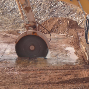 Sierra Hidráulica para Roca YS-10SS con Función de Frenado Automático Rápido, Sierra para Concreto para Excavadora, Accesorio para Excavadoras - Product Image 5