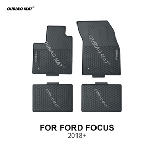 <span class=keywords><strong>Tappetini</strong></span> per Auto <span class=keywords><strong>FORD</strong></span> <span class=keywords><strong>FOCUS</strong></span> 2018+, Su Misura in PVC, Impermeabili Antiscivolo Set Completo - Product Image 1