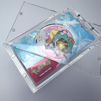 Boîte d'entraînement d'élite en acrylique personnalisée avec des couvercles magnétiques robustes, étui de présentation en acrylique ETB pour Pokémon