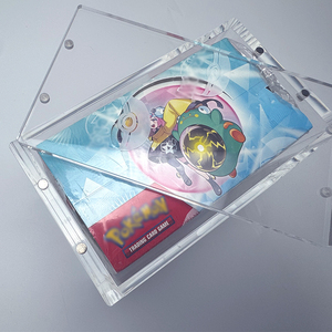 Caja de Entrenador Élite de Acrílico Personalizada con Tapas Magnéticas Resistentes, Protector de Acrílico, Estuche de Exhibición ETB para Pokémon - Product Image 2
