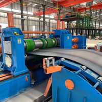 Máquina Cortadora de Bobinas Metálicas Automática CR HR de 1.0-6.0x1500mm con Dos Tensiones de Corte