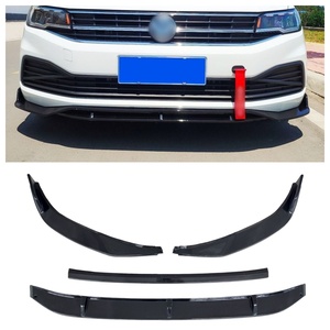 Welta - Juego de 4 Piezas de Alerón Delantero, ABS Liso Antiarañazos, Protector de Parachoques, Accesorios para el Kit de Carrocería Exterior para Volkswagen Bora 2019 - Product Image 1