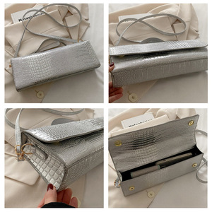 Fashion Design <b>Long</b>-handled Handbag Luxury- Style Sophisticated Simple <b>Shoulder</b>-Back Sling <b>Bag</b> Solid-color Versatile Handbag - Product Image 6