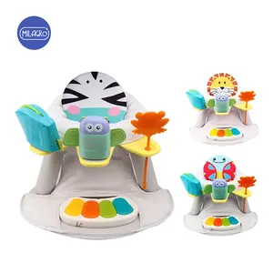 Chachi Toys Activity Center Multifunction Sit Me Up Floor Seat Baby High Chair 360 Rotation Dining Chair For Baby 3 In 1