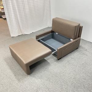 Ruang kecil, kursi kulit kembar tanpa sandaran tangan, <span class=keywords><strong>sofa</strong></span> dengan kotak penyimpanan - Product Image 1