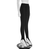 GX25428 Pantalon de jogging moulant uni pour femme, taille élastique, style streetwear, collection boutique de mode