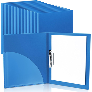 Thư mục đục lỗ với túi, thư mục kim loại đàn hồi & bìa PE, chất kết dính acyclic cho đồ dùng văn phòng và trường học. - Product Image 3