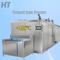 Tunnel de congélation rapide pour fraises -45 degrés Celsius, machine de surgélation ultra-basse température pour la transformation alimentaire