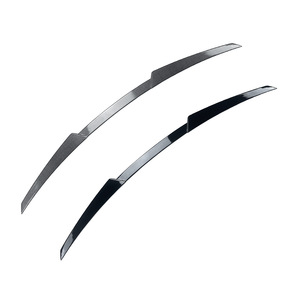 Mercedes-Benz Rear Spoiler Piano Black Carbon Fiber Texture ABS Wing Shaped Trunk Lip 2008-2014 C-Class Estate S204 - Product Image 5