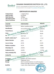 Integratore Alimentare L-<span class=keywords><strong>Arginina</strong></span> HCl <span class=keywords><strong>in</strong></span> <span class=keywords><strong>Polvere</strong></span> 99% Puro per Adulti, Supporto al Sistema Immunitario, 24 Mesi di Conservazione - Product Image 2