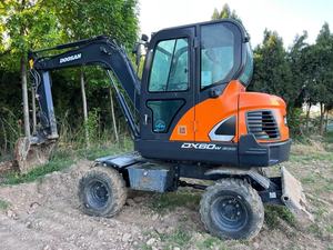 Fornitore reale vendita diretta Doosan DX60W escavatore escavatore ruote usate - Product Image 3