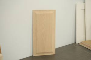 Porte intérieure résidentielle en bois dur et contreplaqué, autres pièces de mobilier, moderne, Vietnam, MDF avec âme en MDF et placage, porte panneau - Hickory - Product Image 3