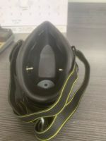 Masque à Gaz à Double Filtre à Cartouche Unique en PVC à Protection Totale Monté sur la Tête Demi-Visage Respirateur à Cartouche Unique Masque Anti-Poussière 303
