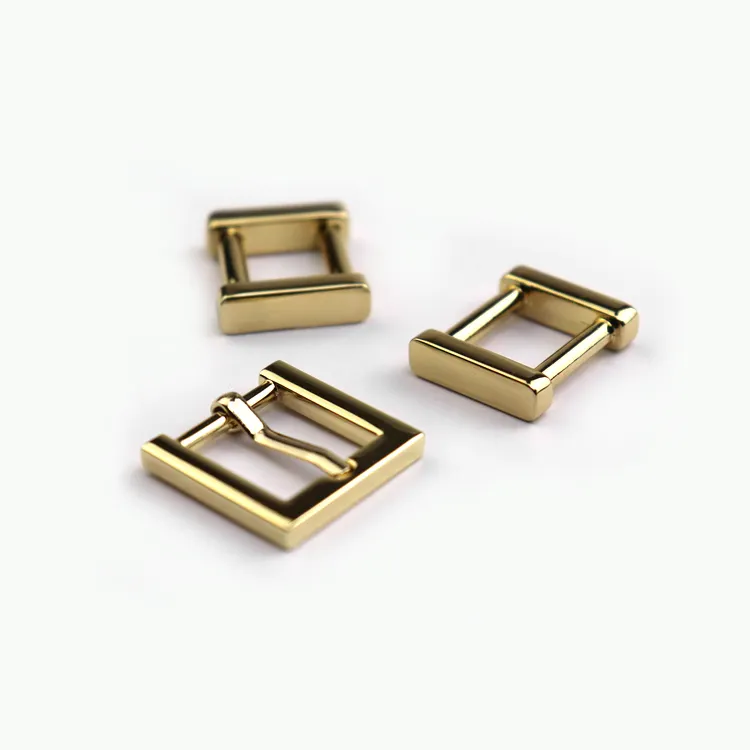 Kemer toka için toka aksesuarları altın kaplama Metal yeni tasarlanmış moda alaşımlı emniyet ambalaj kare şekli CN GUA 23MM OEM T.T