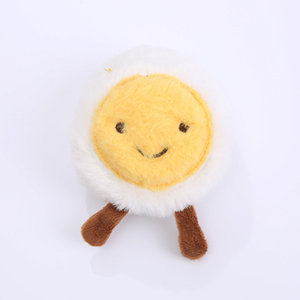 ของเล่นสัตว์เลี้ยงแบบขายส่งจากโรงงาน นำเข้าจากต่างประเทศ เป็นมิตรกับสิ่งแวดล้อม ตุ๊กตาขนนุ่ม ดีไซน์อาหารเช้าสุดน่ารัก สำหรับสุนัขและแมว ทนทาน ไม่เน่าเหมือนอาหารทะเล - Product Image 2