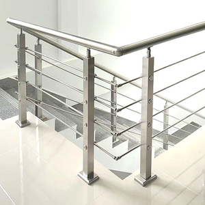 Meilleures ventes, <span class=keywords><strong>pas</strong></span> cher, acier inoxydable 304 316, main courante extérieure, balustrade de terrasse, balustre extérieur, système de poteaux de garde-corps - Product Image 1