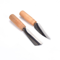Couteau de coupe pour plantes de jardin, manche en bois confortable en acier au carbone de haute qualité couteau de greffage pour plantes de jardin