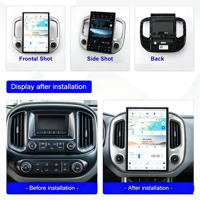 Écran vertical de 14,5 pouces, Carplay sans fil, Android Auto pour Chevrolet Colorado GMC Canyon 2014-2018, autoradio, navigation GPS, DSP