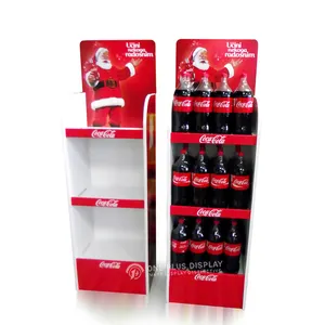 Einzelhandel Promotion Getränke Pop Display Pappe Drucken Großhandel Getränke Karton Display Racks