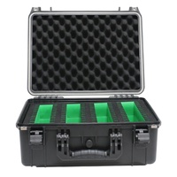 Étui pour cartes graduées en plastique imperméable à 4 rangées avec mousse colorée pour PSA/BGS/Top Loader