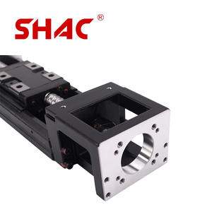 Module linéaire à vis à billes KK6005 avec glissière en U intégrée pour CNC, doté d'une écrou, d'une vis à billes, d'un roulement et d'un engrenage - Product Image 4