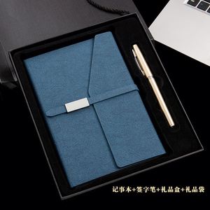 Wholesale Custom Logo Exquisite <b>Notebook</b> Stationery <b>Set</b> Teachers' Day PU Leather Gift with Stationery Items - Product Image 3