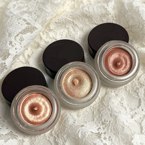 Fard à paupières crème monochrome original hautement pigmenté, scintillant et pailleté, pour le <span class=keywords><strong>maquillage</strong></span> des yeux et du visage des femmes - Product Image 2