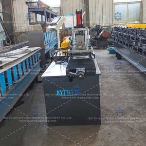 Công nghiệp màn trập cửa kênh dây chuyền sản xuất máy hoàn toàn tự động nhiệm vụ nặng nề hình chữ U đường sắt hướng dẫn cuộn hình thành thiết bị - Product Image 4