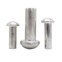 Rivets à tête ronde en acier au carbone zingué