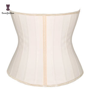 Faja <span class=keywords><strong>Colombiana</strong></span> 100% Látex <span class=keywords><strong>Cinturilla</strong></span> para Mujer Atuendo Fitness Moldeadores Corsé Bajo Busto con Varillas de Acero Entrenador de Cintura - Product Image 6