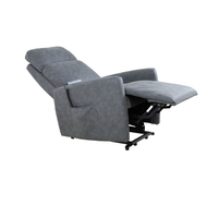 Fauteuil inclinable électrique en tissu doux avec poche latérale pour personnes âgées, idéal pour le salon et la maison