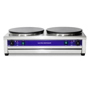 Thiết Bị Nướng Bánh Bằng Thép Không Gỉ Máy Làm <span class=keywords><strong>Crepe</strong></span> Tự Động Hai Tấm Nóng Máy Làm <span class=keywords><strong>Crepe</strong></span> Chạy Điện - Product Image 2