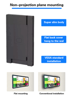 Pantallas de Señalización Digital para Interiores con Montaje en Pared de 13.3", 15.6", 18.5", 21.5", 27" y 32" con Sistema Android para Señalización en Puertas de Ascensor