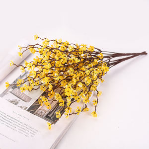 Flor Artificial de <span class=keywords><strong>Chimonanthus</strong></span> Praecox (Plum de Nieve) para Decoración de Interiores, Producción en Pequeños Lotes, Directo de Fábrica. - Product Image 4