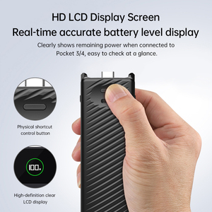 Venta al por mayor: Batería de 5000mAh para <span class=keywords><strong>DJI</strong></span> Osmo <span class=keywords><strong>Pocket</strong></span> <span class=keywords><strong>3</strong></span>, Empuñadura de Carga Rápida de Alta Capacidad, Accesorios para Cámara, Directo de Fábrica - Product Image 4