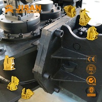 Pileuse électrique haute performance 3 tonnes HD100 RC pour pieux carrés, machine à piler les pieux, vibro-compacteur pour poteaux de clôture, pompe PLC tubulaire en béton, moteur et engrenage