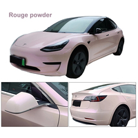 Vinilo Adhesivo para Automóviles Leidu 152*17M, Color Rosa Intenso, Adhesivos para Carrocería Tph, Película Protectora de Pintura Ppf, Vinilo para Envolver Automóviles