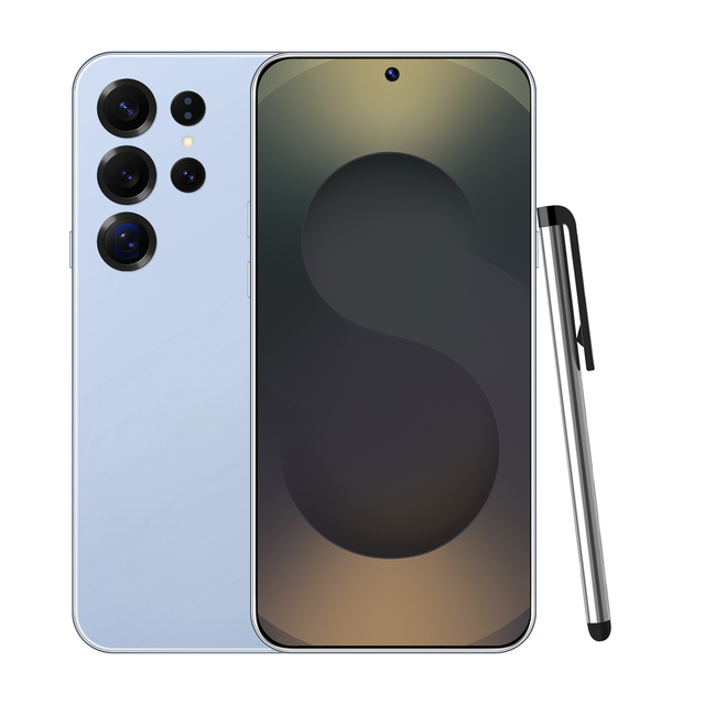 Wholesale Unlocked Smartphones S25 Ultra Celulares Originales 7.3-inch 16GB+1TB Octa Core with Stylus Pen 5G Smartphone