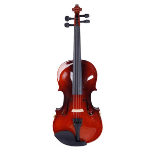 Violon acoustique Glarry taille 3/4 en bois verni avec étui, archet, colophane, cordes, accordeur et accessoires pour instruments à cordes - Product Image 3