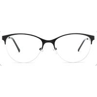 J31033 Haoya Monture de Lunettes Optiques Classiques Demi-Cerclées pour Femmes – Vente en Gros Fabricant