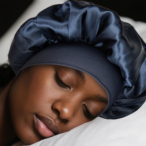 <span class=keywords><strong>Gorro</strong></span> de Dormir de Seda Satinada, Transpirable, Suave, con Borde Elástico, <span class=keywords><strong>para</strong></span> Cabello Rizado, Ideal <span class=keywords><strong>para</strong></span> Dormir, Baño y <span class=keywords><strong>Ducha</strong></span> - Product Image 3