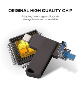 Heybingo OTG ổ đĩa flash <span class=keywords><strong>USB</strong></span> với logo laser 4i N 1 kim loại Ổ Đĩa Bút 3.0 2.0 128GB 256GB 512GB 1TB 2TB 4GB <span class=keywords><strong>C</strong></span>ông suất - Product Image 2