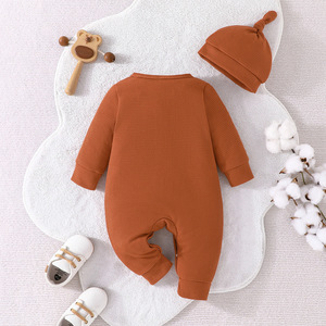 Bodys de Moda para Bebés al por Mayor, 100% Algodón, para Niños, Temporada de Otoño, Ropa de Bebé con Diseño Combinado - Product Image 2