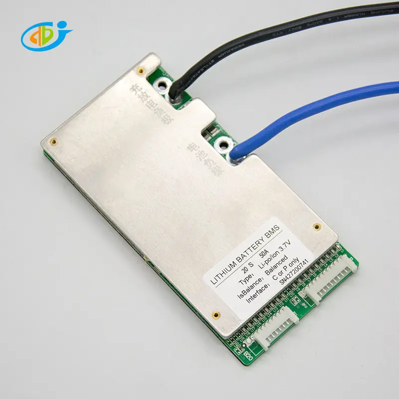 JBD BMS 50A li-ion 20s bms 72V with Temperature control pcm pcb Protection Board Ebike Electric Bicycle